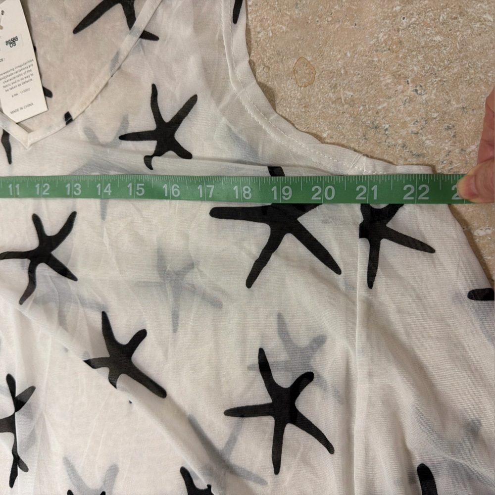 India Boutique Monochrome Starfish Blouse - Picture 10 of 12